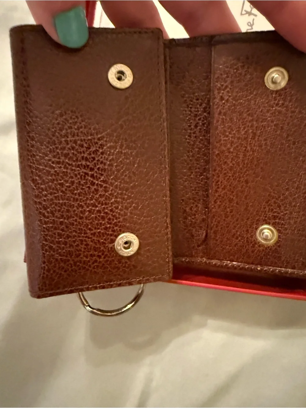 Salvatore Ferragamo Leather Wallet w/ Key Organizer